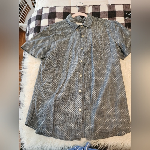 Sonoma Other - Sonoma Gray Casual Button Down Shirt Lightweight Cotton